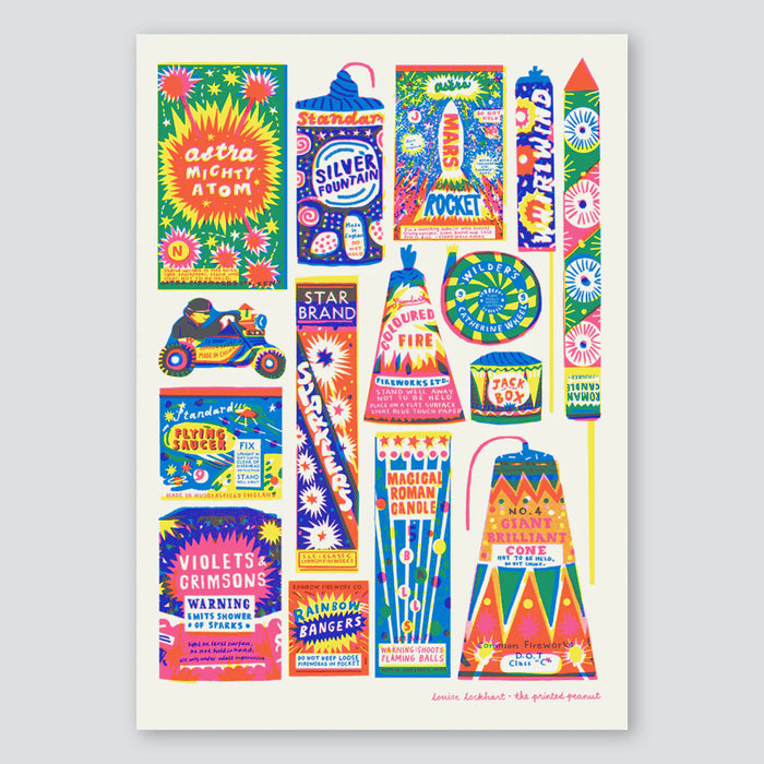 Fireworks Collection A3 Print - The Printed Peanut