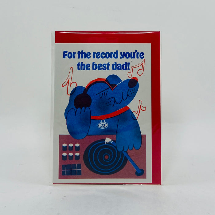 For The Record You're The Best Dad - Rebecca Buchanan Card