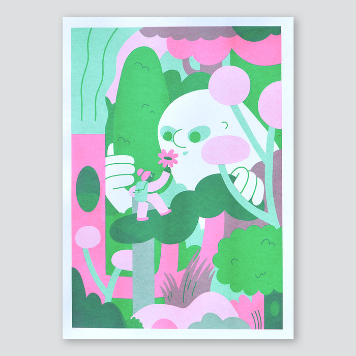 Forrest Friends A3 Print - Lauren Morsley
