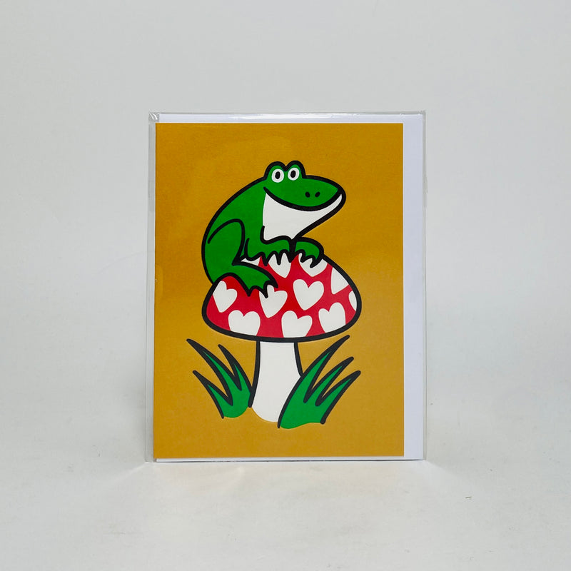 Frog Toadstool Mini Card Lagom Design Card UNITOM