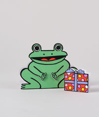 Frog with Mini Card - Wrap Card