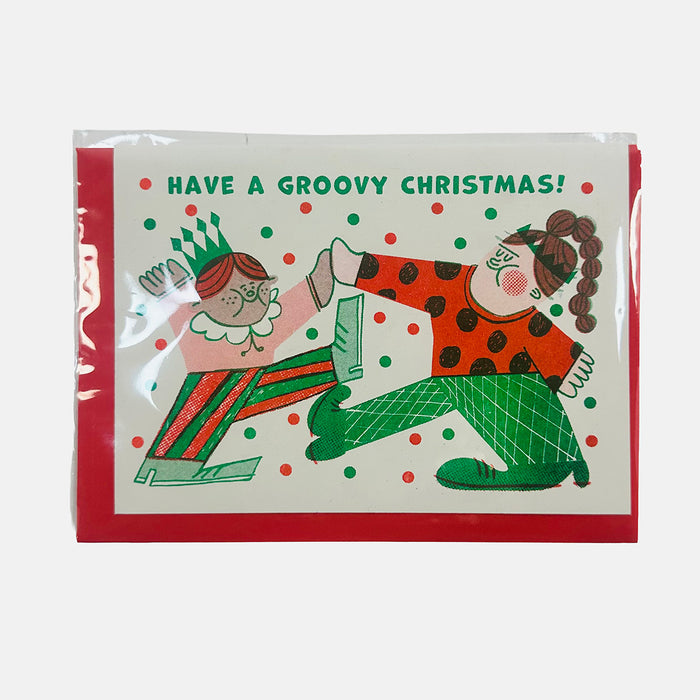 Have A Groovy Christmas - Rebecca Buchanan Christmas Card