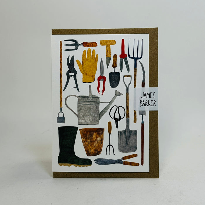 Gardening Tools- James Barker Card