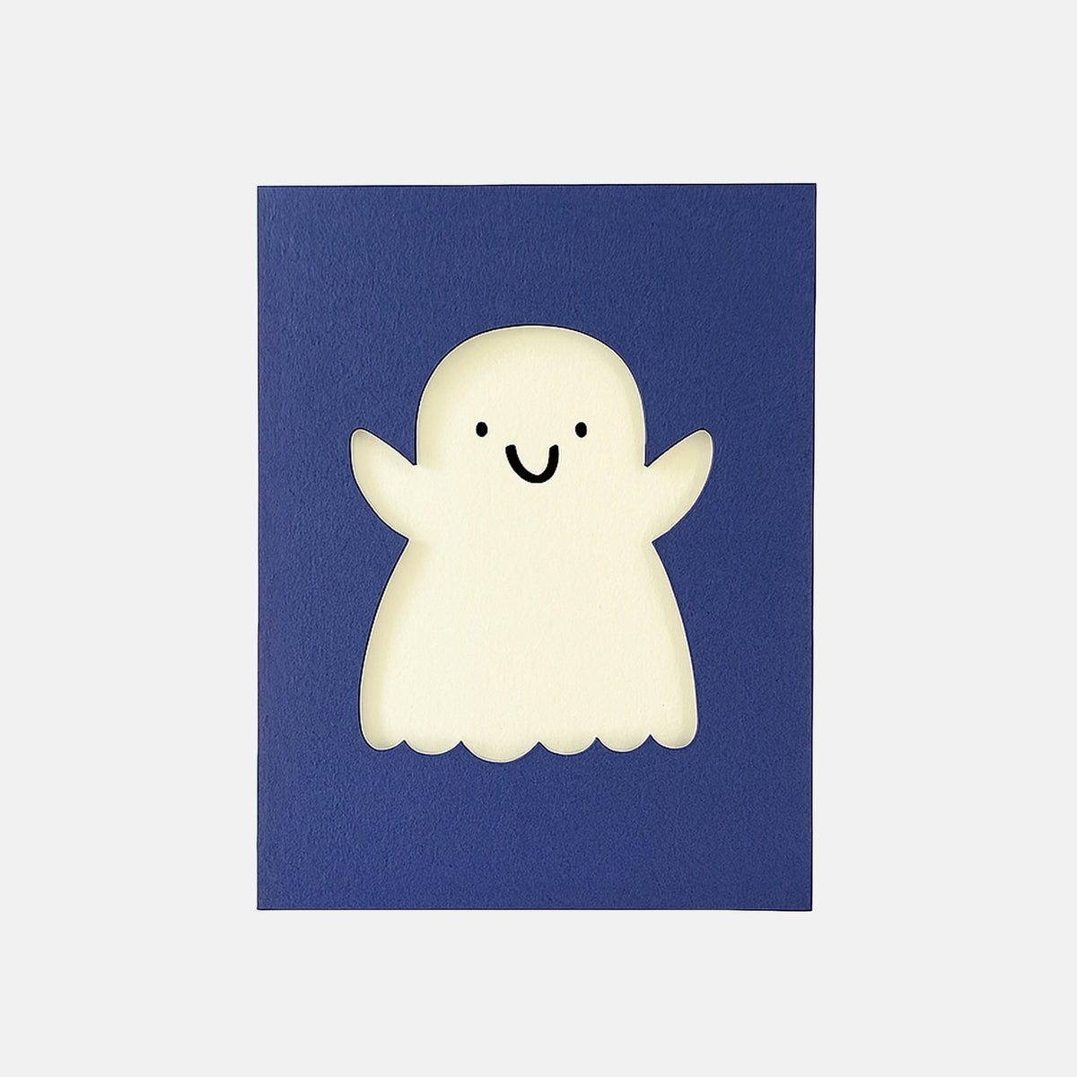Ghost Die Cut Card - Rumble Cards