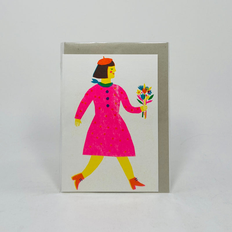 Gift Girl - The Printed Peanut Card