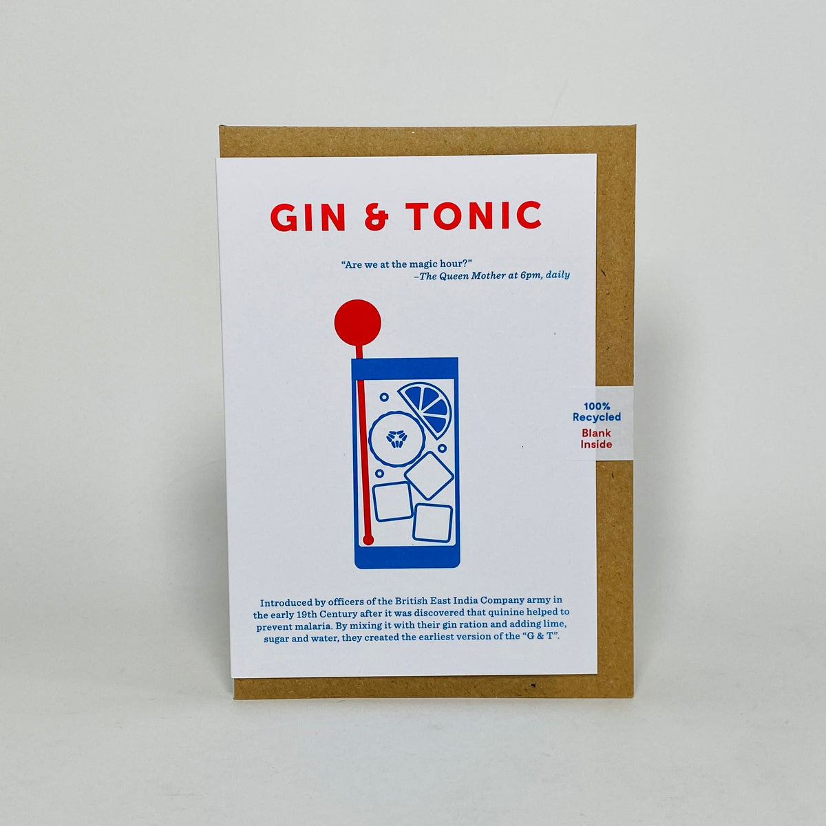 Gin & Tonic - Crispin Finn Card