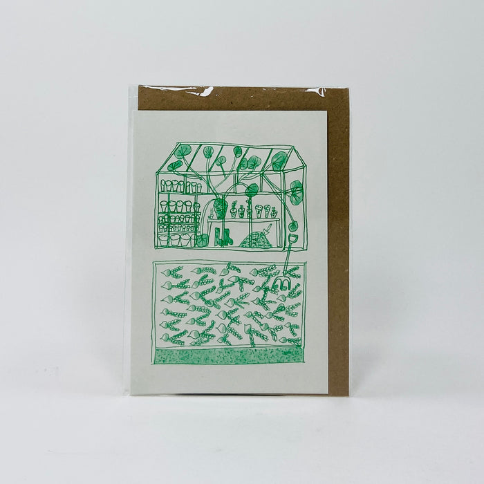 Greenhouse - Hot Pink Press Card