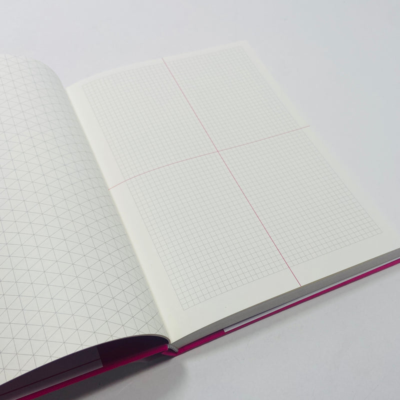 Grids & Guides - A Notebook for Visual Thinkers (Pink)