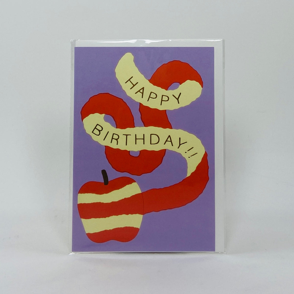 Happy Birthday Apple - Wrap Card