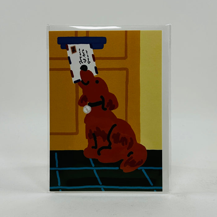 Happy Birthday Dog Mail - Wrap Card