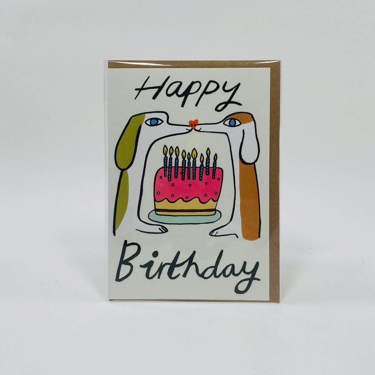 Happy Birthday Dogs - Wrap Card