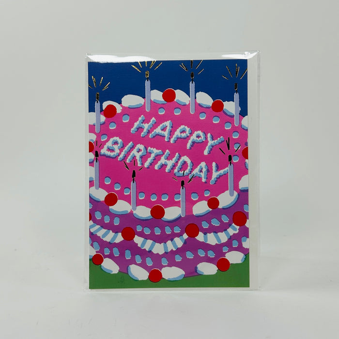 Happy Birthday Icing Cake  - Wrap Card