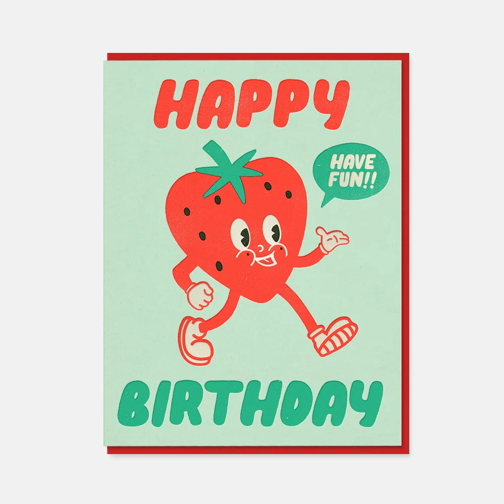 Happy Birthday (Strawberry) - 1973 x The Toonies Card