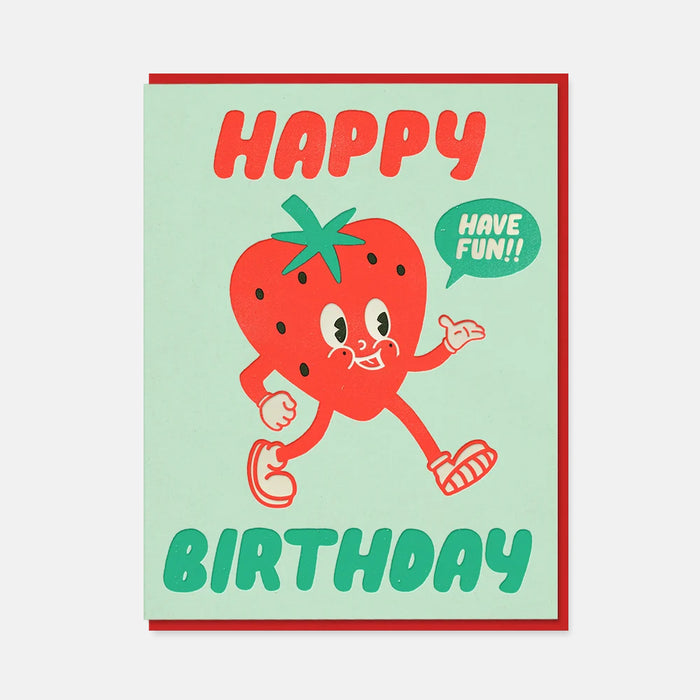 Happy Birthday (Strawberry) - 1973 x The Toonies Card