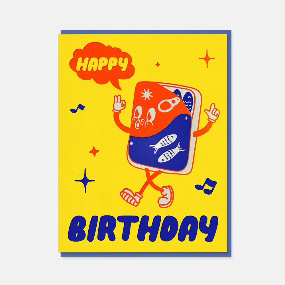 Happy Birthday (Tinned Fish) - 1973 x The Toonies Card