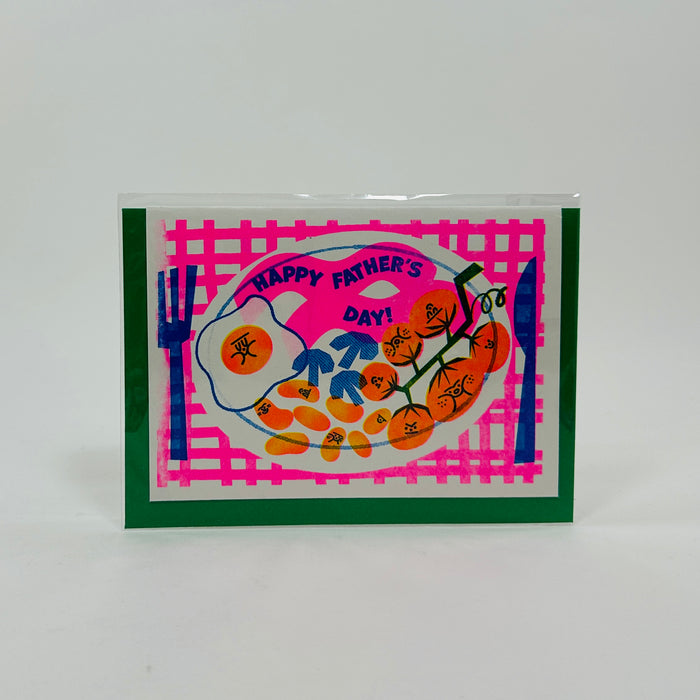 Happy Fathers Day Breakfast - Rebecca Buchanan Card