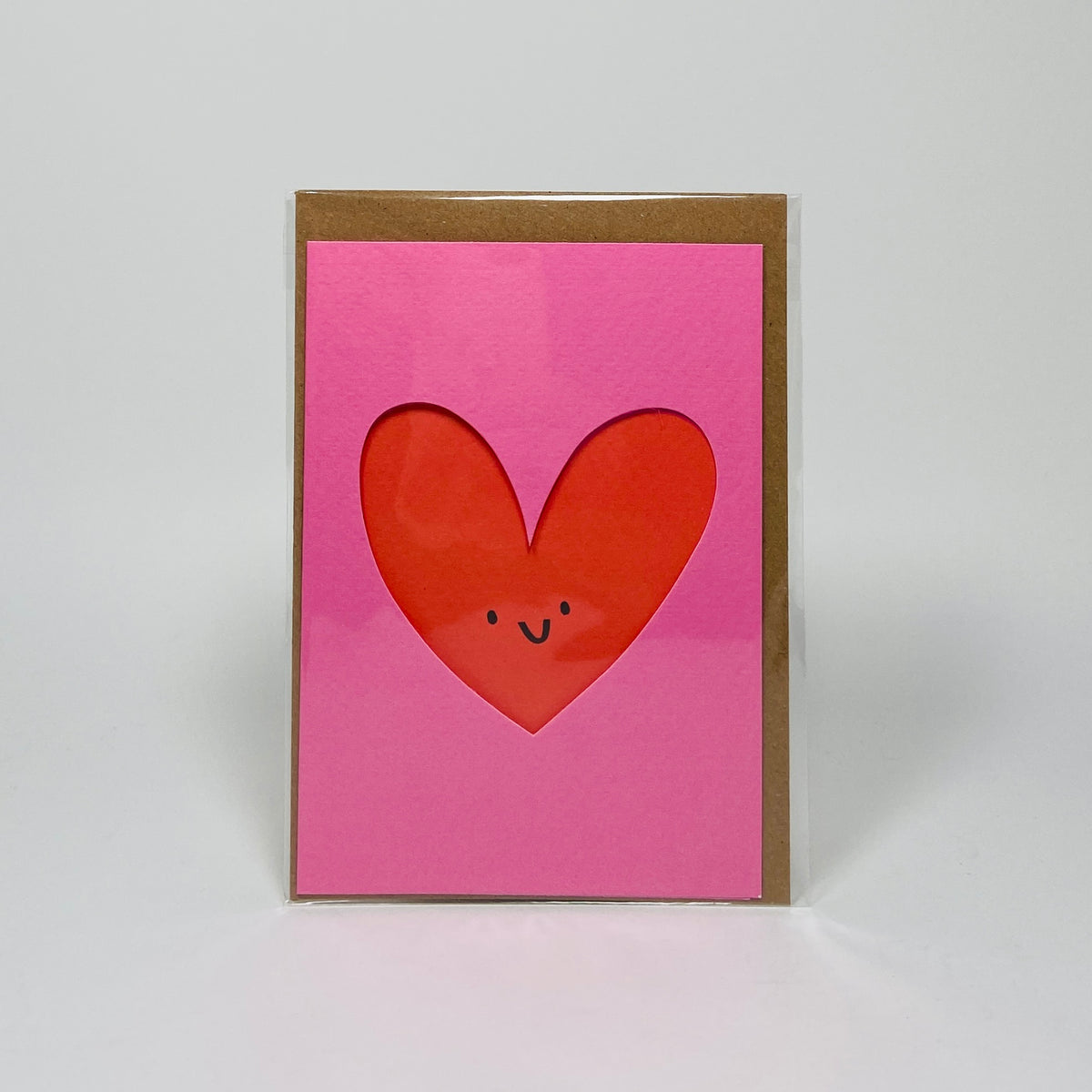 Heart Die Cut Card - Rumble Cards