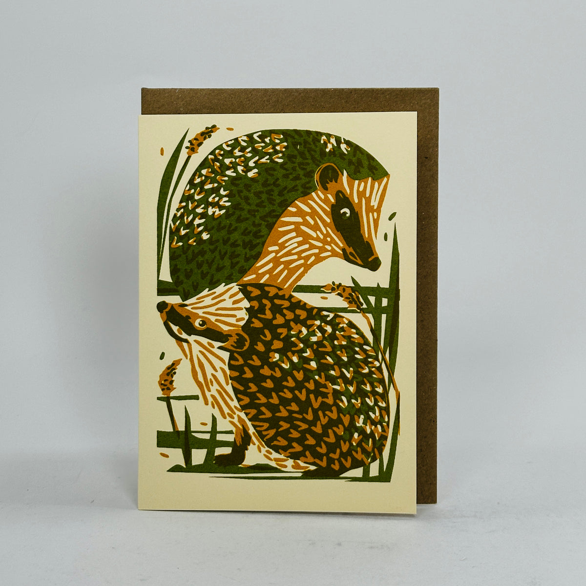 Hedgehogs - Pirrip Press Card