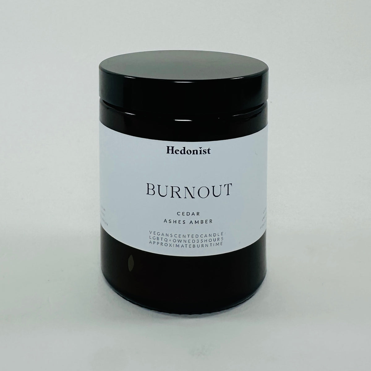 Hedonist Burn Out Candle - Ashes, Cedar & Amber