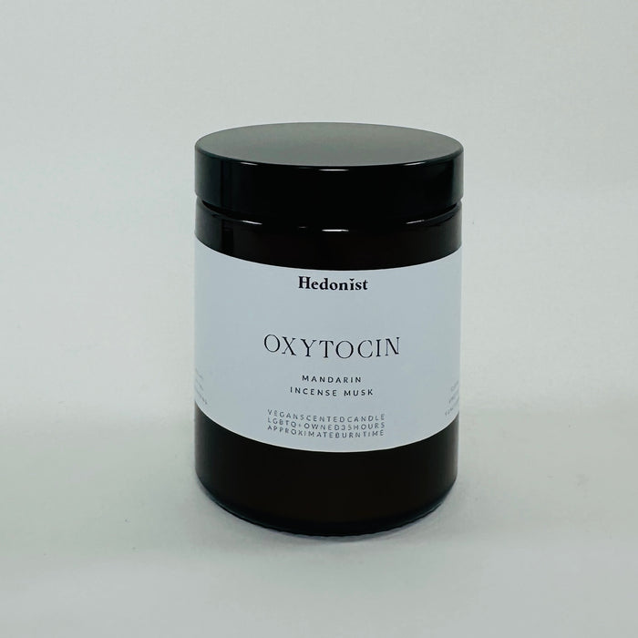 Hedonist Oxytocin Candle - Mandarin, Incense Musk