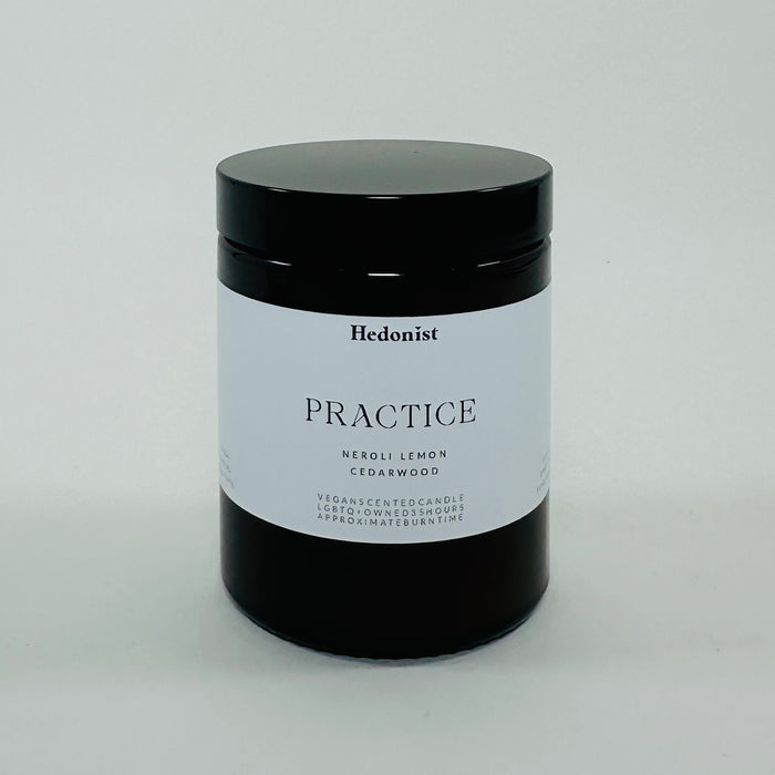Hedonist Practice Candle - Neroli, Cedarwood & Lemongrass