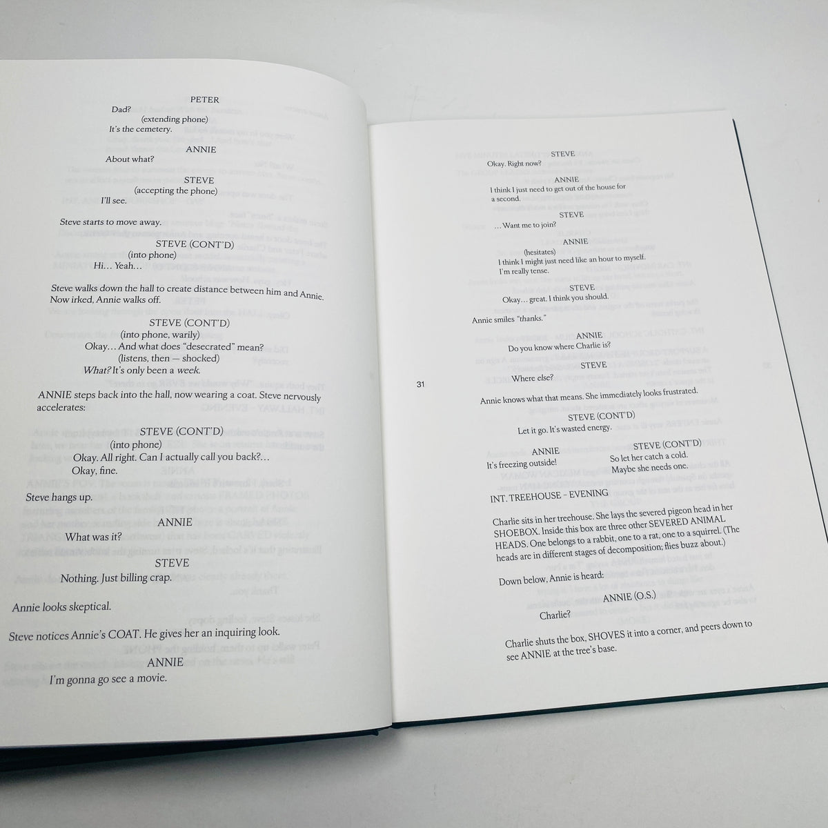 Hereditary Screenplay Book