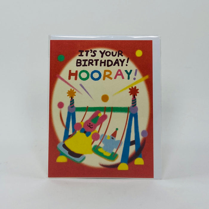 Hooray Swings - Wrap Card
