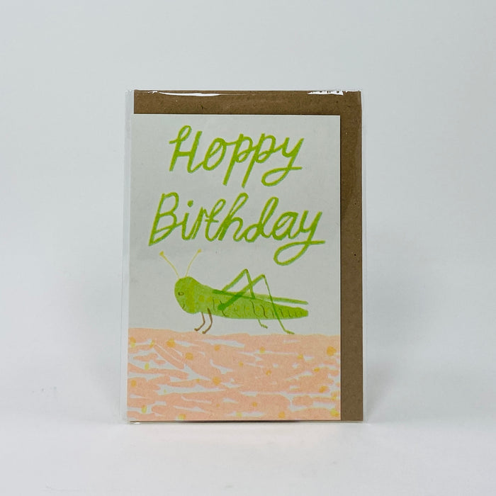 Hoppy Birthday - Hot Pink Press Card