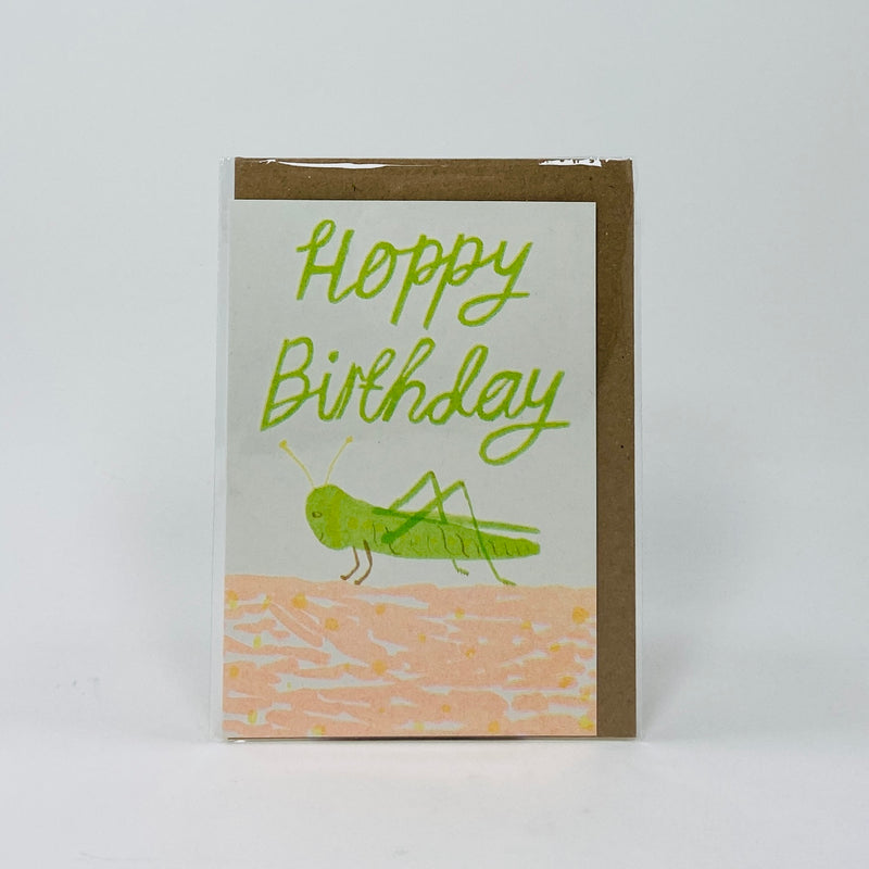 Hoppy Birthday - Hot Pink Press Card