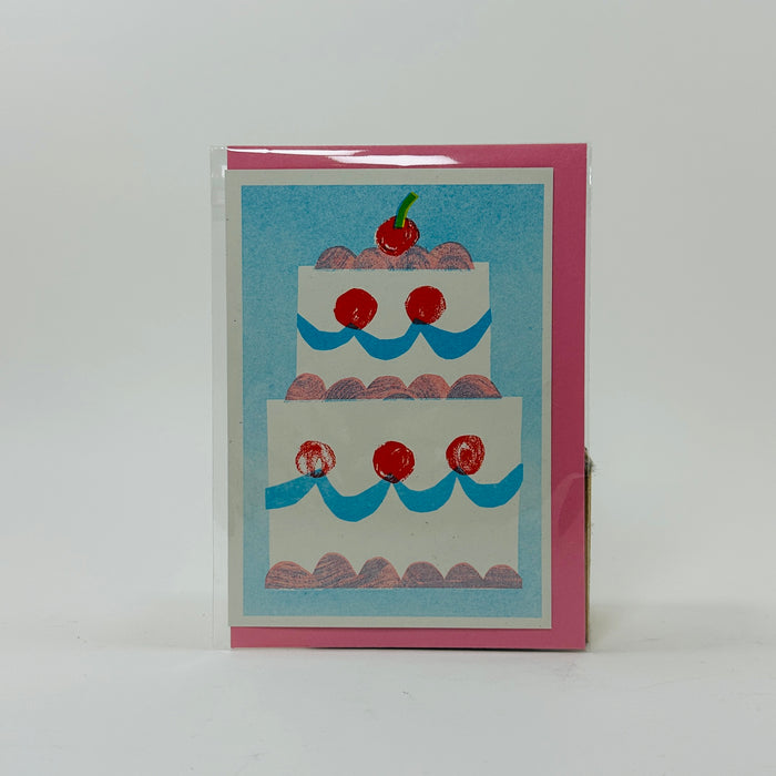 Huge Cake - Lizzie Lomax Card