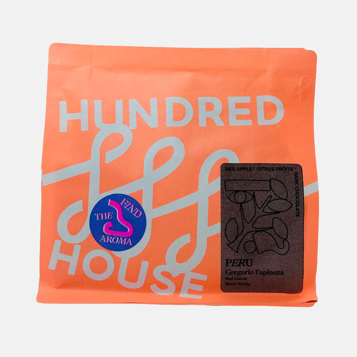 Hundred House Coffee - Gregorio Espinoza - Peru- 227g Bag