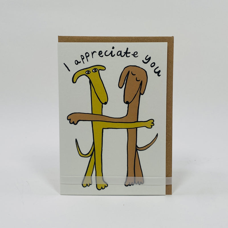 I Appreciate You - Wrap Card