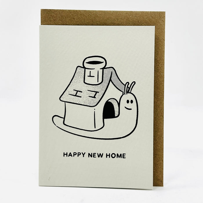 Snail Happy New Home - Studio Boketto Card