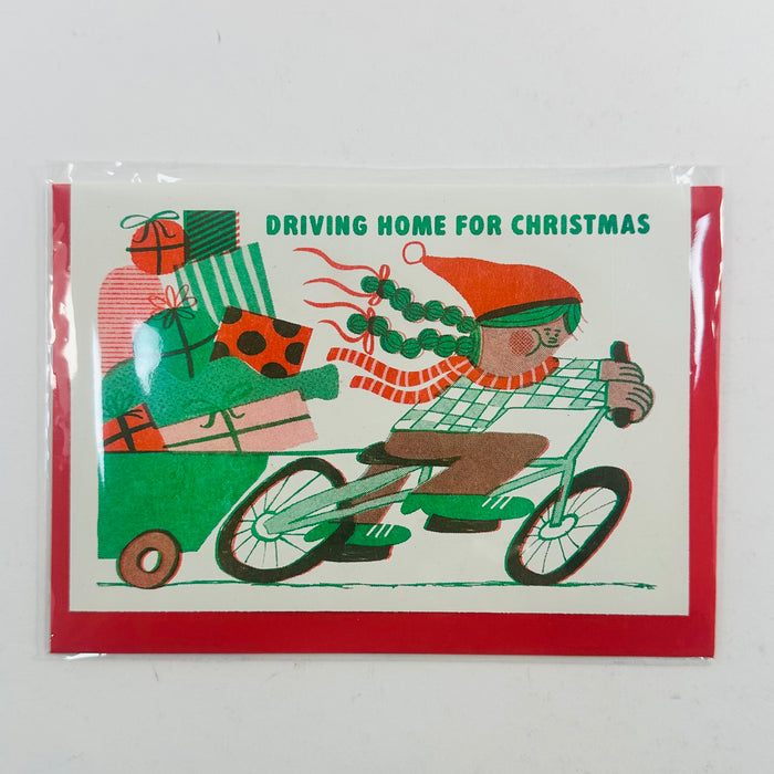 Driving Home For Christmas - Rebecca Buchanan Christmas Card