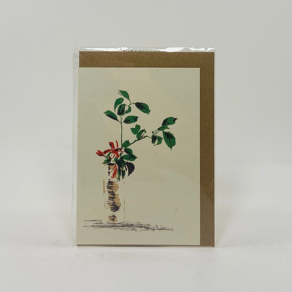 Ikebana with Camellia Branch - Ben Rogers Card