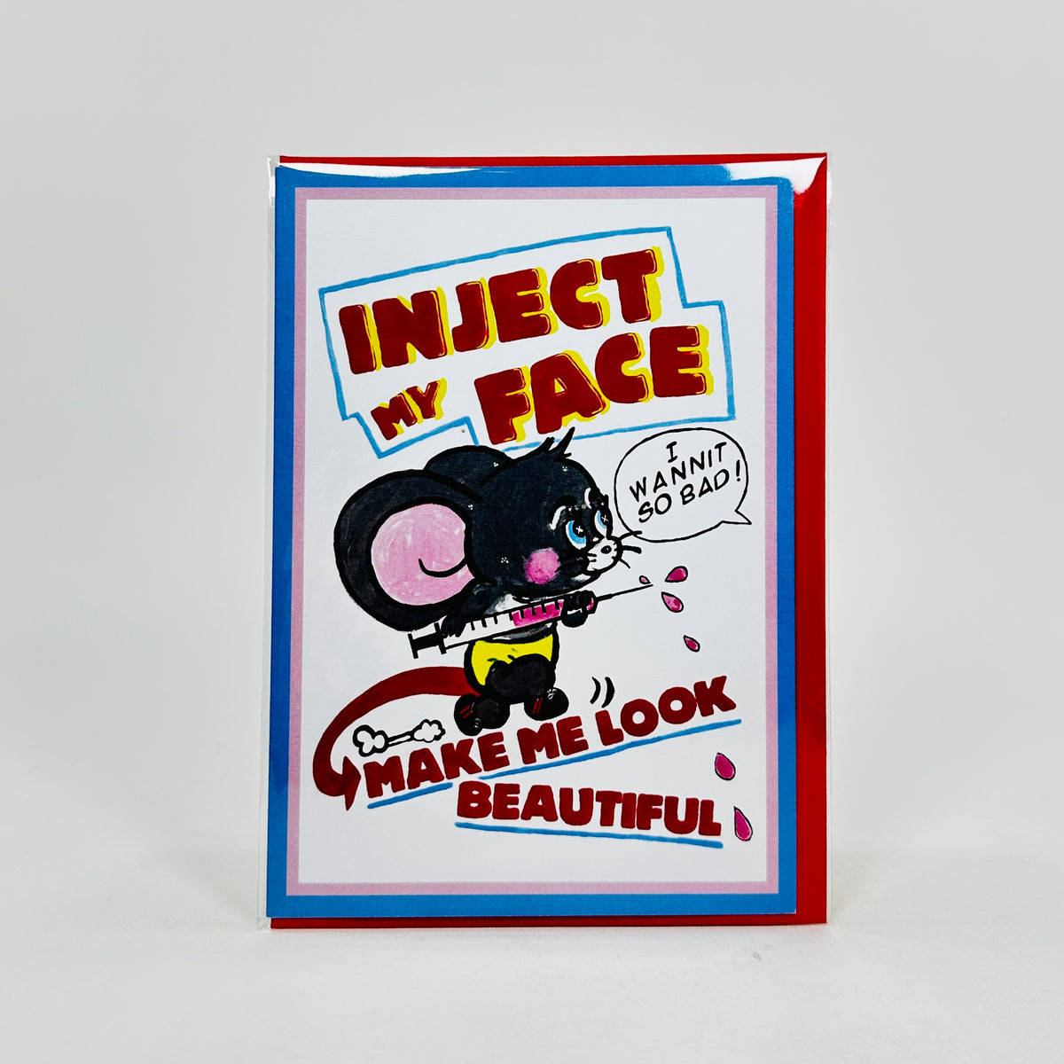 Inject My Face- Magda Archer Card