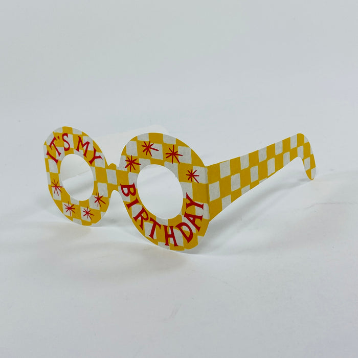 It's My Birthday Glasses  - Hadley Card