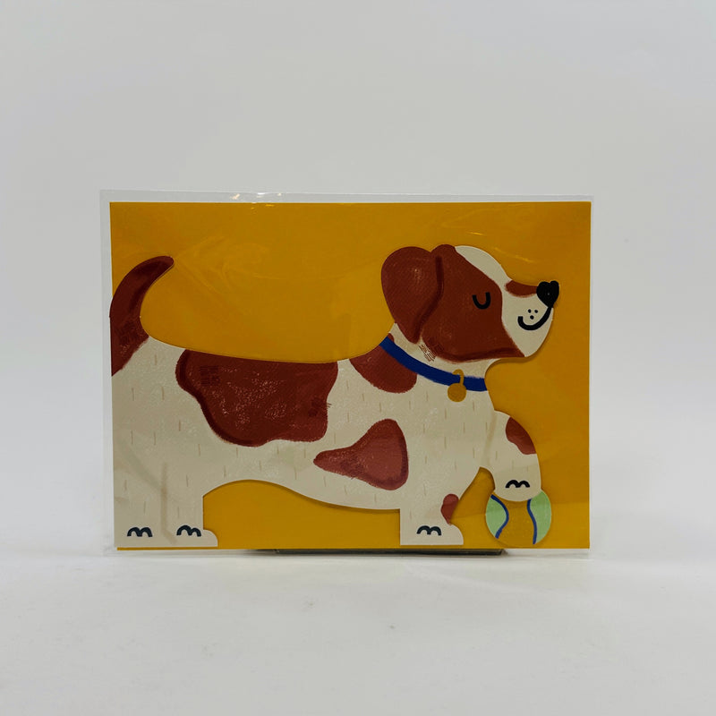 Jack Russell - Raspberry Blossom Card