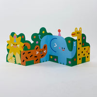 Jungle Fold Out Card - Wrap Card