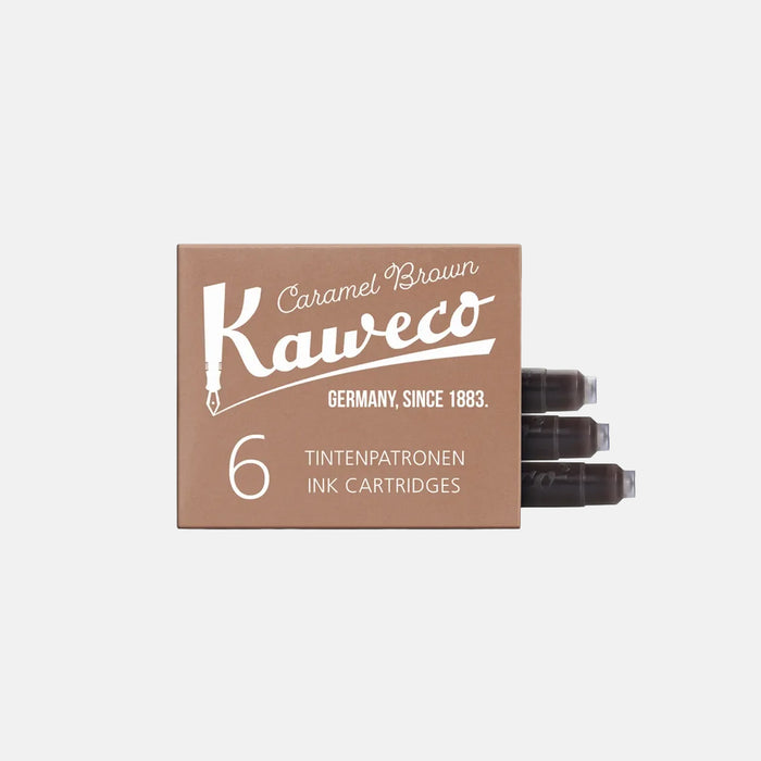 Kaweco Fountain Pen Ink Cartridges - Caramel Brown
