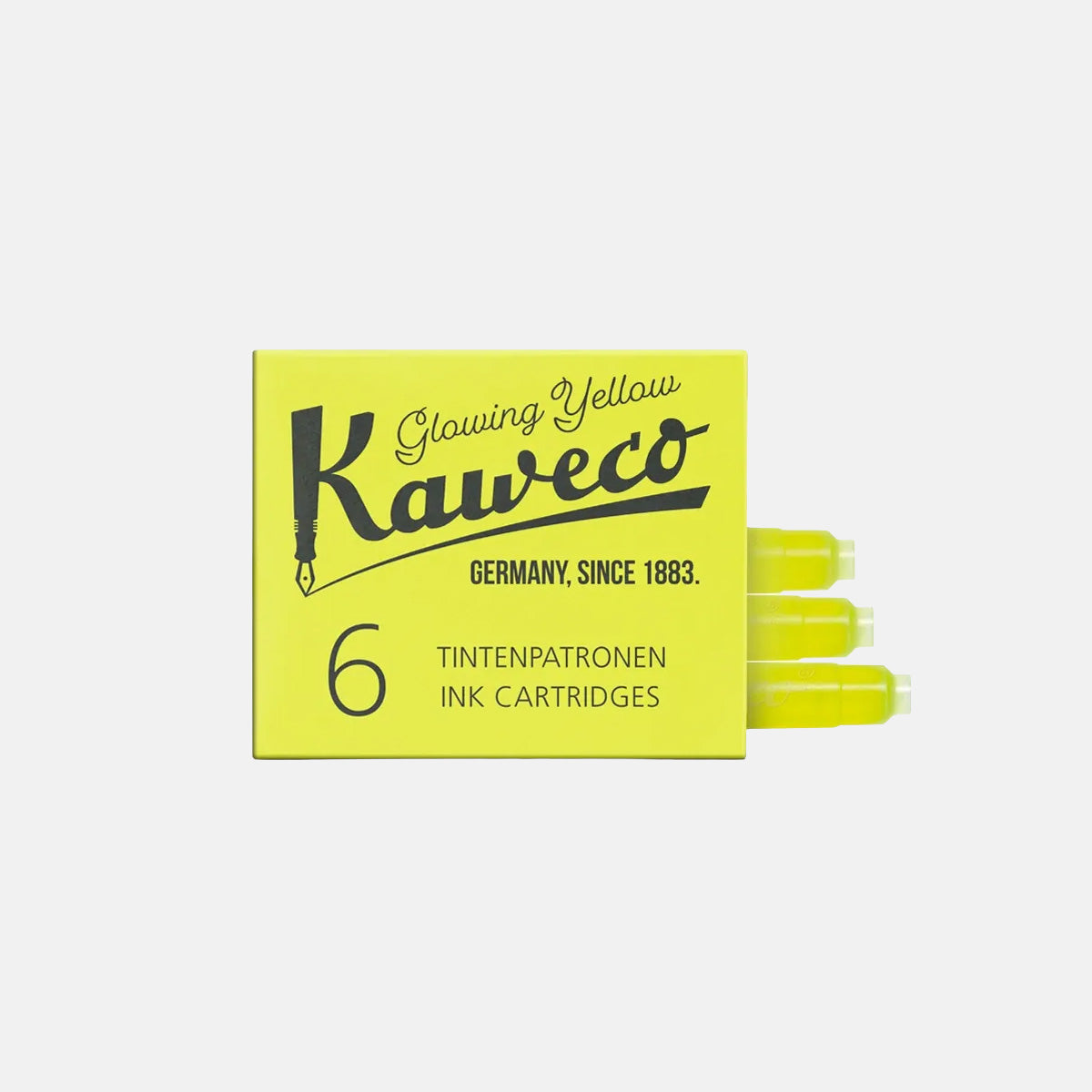 Kaweco Fountain Pen Ink Cartridges - Highlighter Yellow