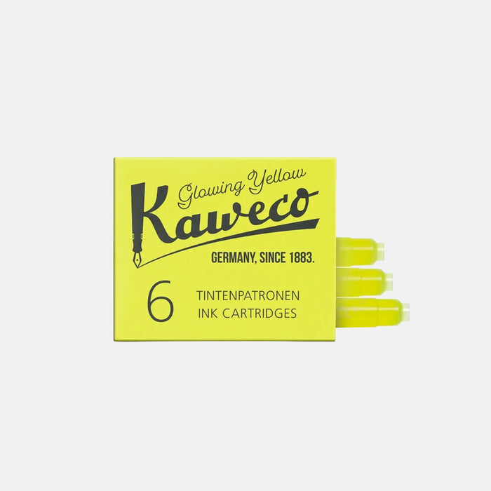 Kaweco Fountain Pen Ink Cartridges - Highlighter Yellow