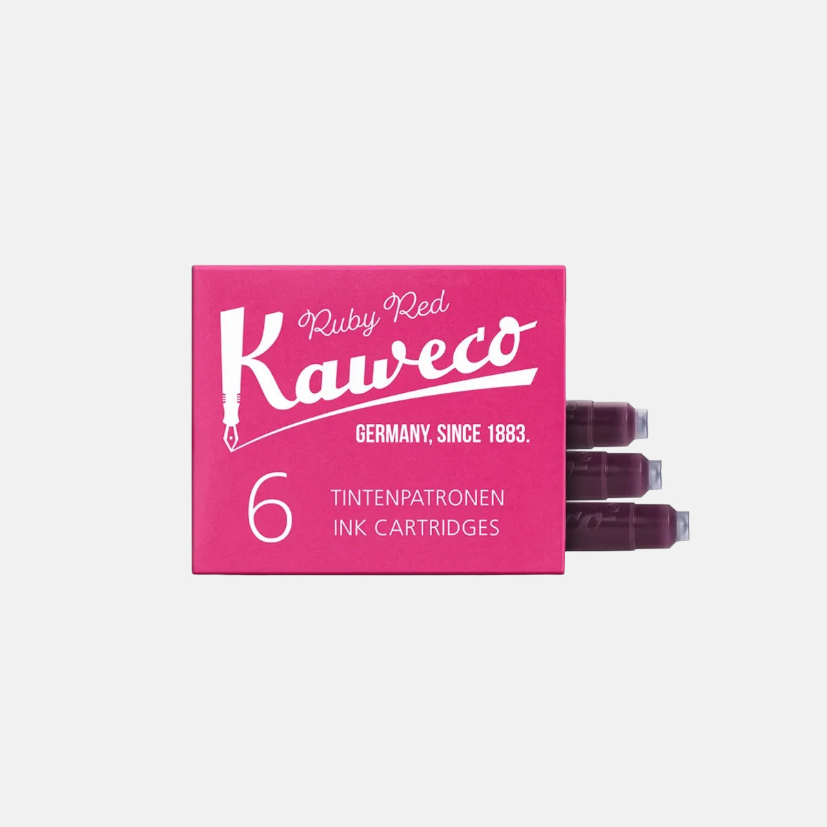 Kaweco Fountain Pen Ink Cartridges - Ruby Red