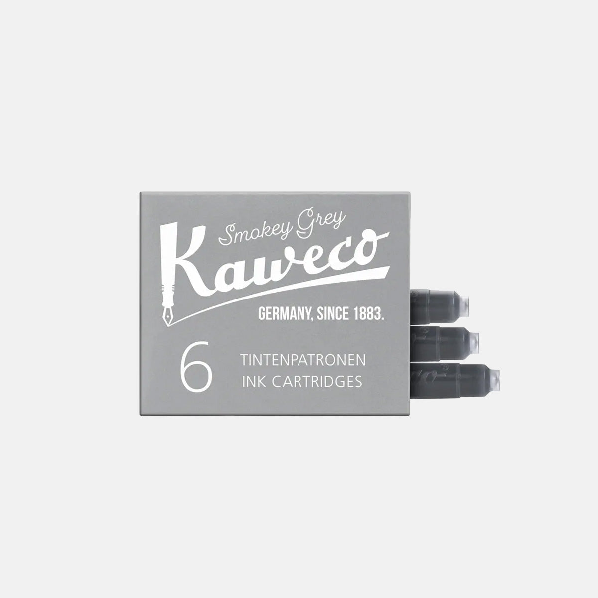 Kaweco Fountain Pen Ink Cartridges - Smokey Grey