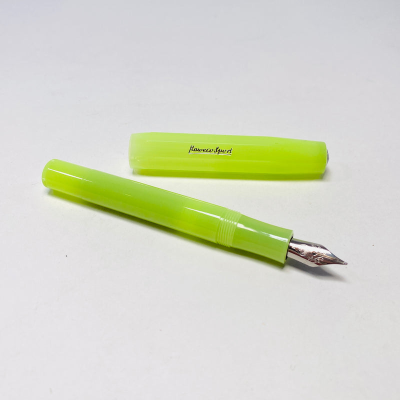 Kaweco Frosted Sport Fine Lime - Fountain Pen