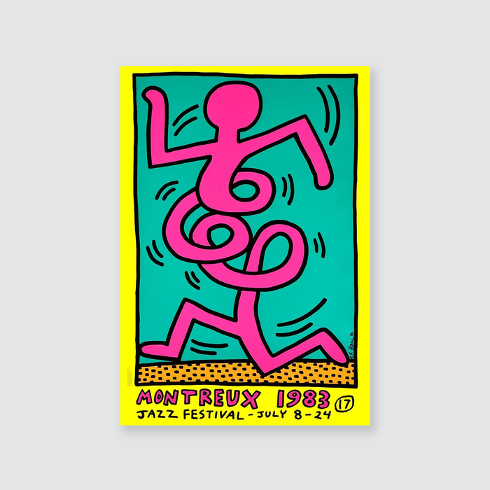 Keith Haring - Montreux Jazz Festival, 1983 - Yellow