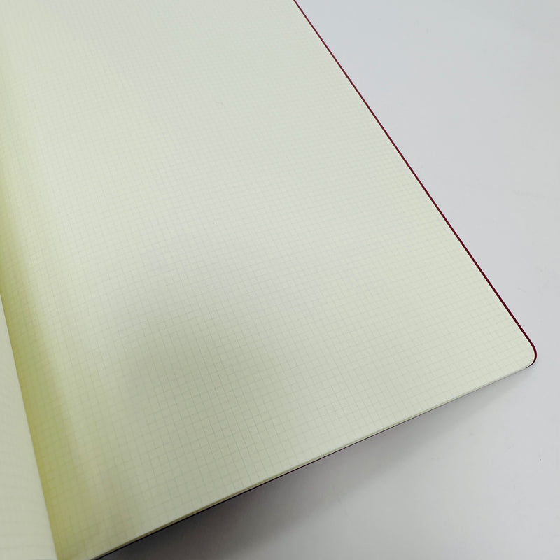 Kleid 2mm Grid Notebook A5 - Red