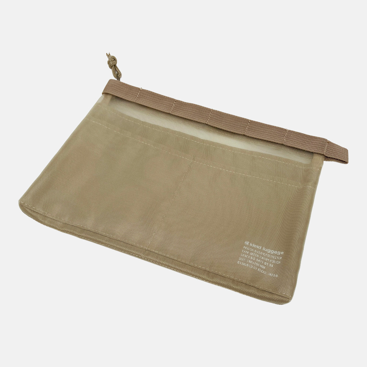 Kleid Mesh Carry A5 Pouch - Beige