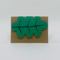 Leaf Cut-Out Card - Donna Wilson