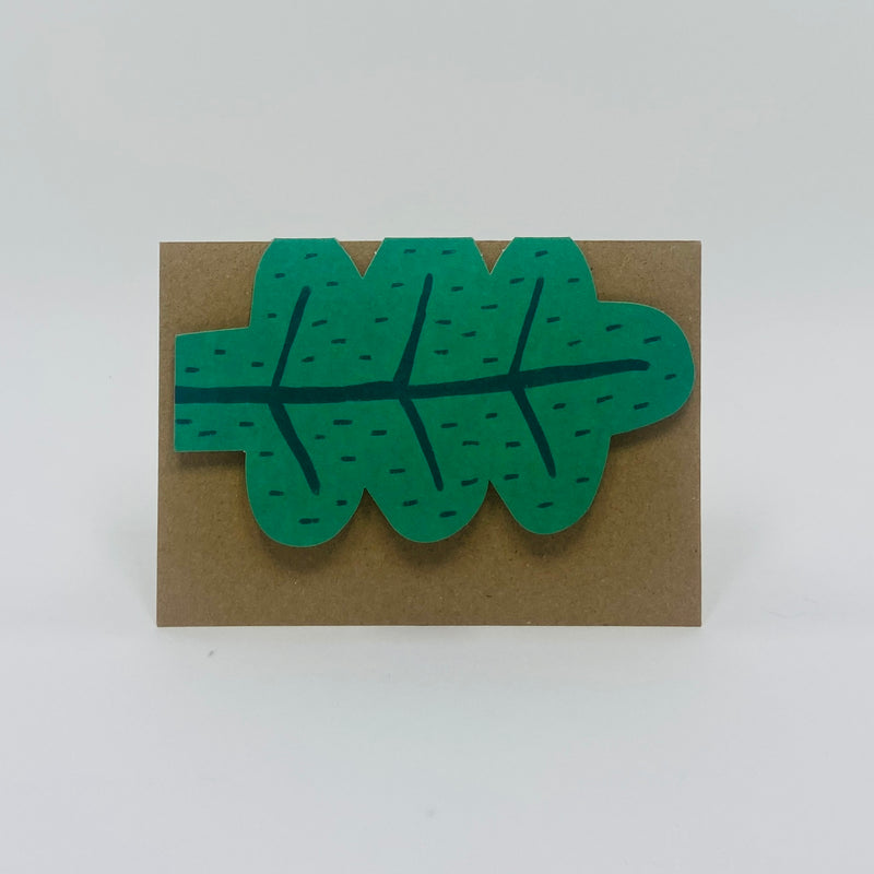 Leaf Cut-Out Card - Donna Wilson